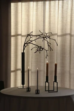 Lys & Lysestager<Audo Copenhagen Line, Candle Holder, Black