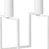 Lys & Lysestager<Audo Copenhagen Line, Candle Holder, White