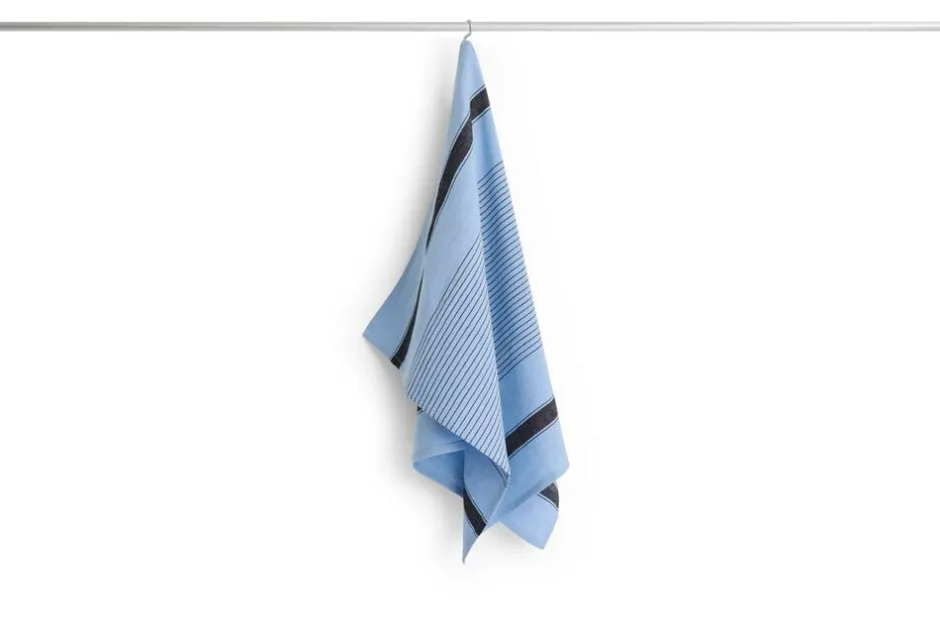 Tekstiler Til Køkkenet<Hay Linear Tea Towel-W52 x L80-Sky blue