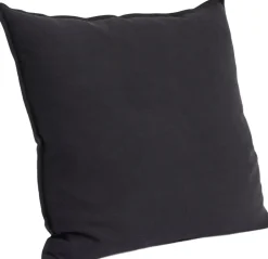Puder<Hay Linen Cushion-60 x 60-Blue, black