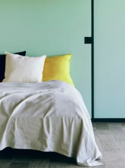 Puder<Hay Linen Cushion-60 x 60-Lemon yellow