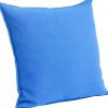 Puder<Hay Linen Cushion-50 x 50-Sky blue