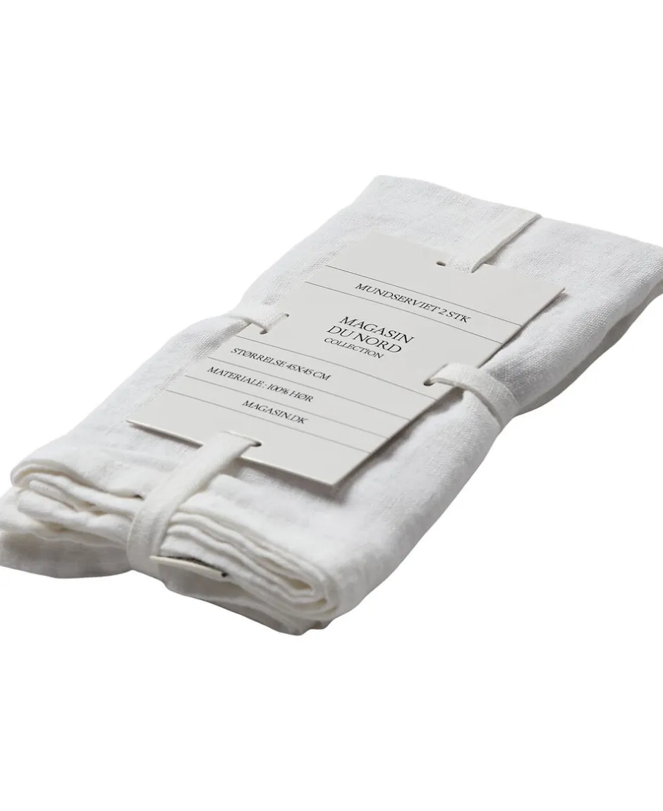 Tekstiler Til Borddækning<Magasin du Nord Collection Linen, mundserviet, sæt af 2 styk