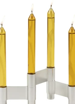 Adventsstager<Studio About LINK, CANDLE HOLDER, POLISHED ALUMINIUM, 11060P