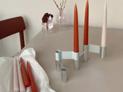 Adventsstager<Studio About LINK, CANDLE HOLDER, POLISHED ALUMINIUM, 11060P