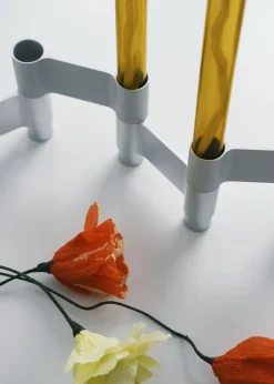 Adventsstager<Studio About LINK, CANDLE HOLDER, POLISHED ALUMINIUM, 11060P