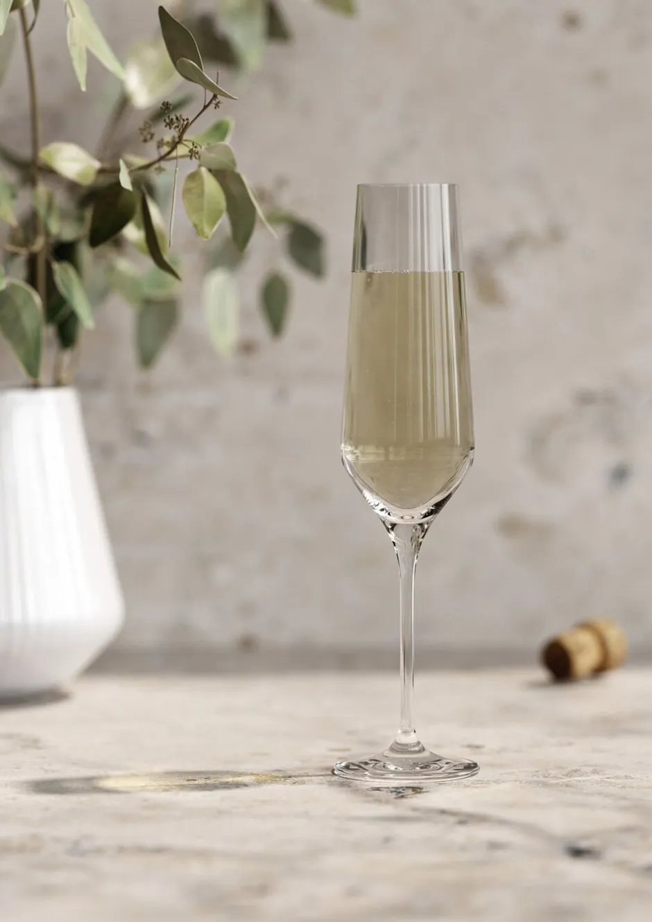 Glas<Eva Solo LN Vinglas Champagne 6 stk