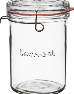 Opbevaring<Luigi Bormioli Lock-eat sylteglas med patentlåg 1 liter