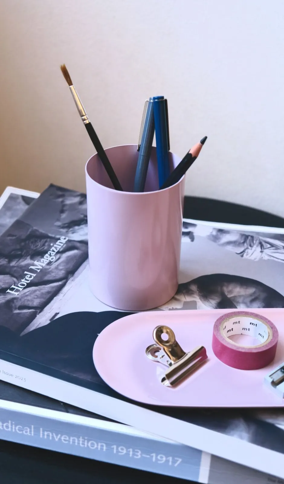 Kontorartikler<Notem LOLA Pen Cup - Nude, 75 x 75 x 105 mm