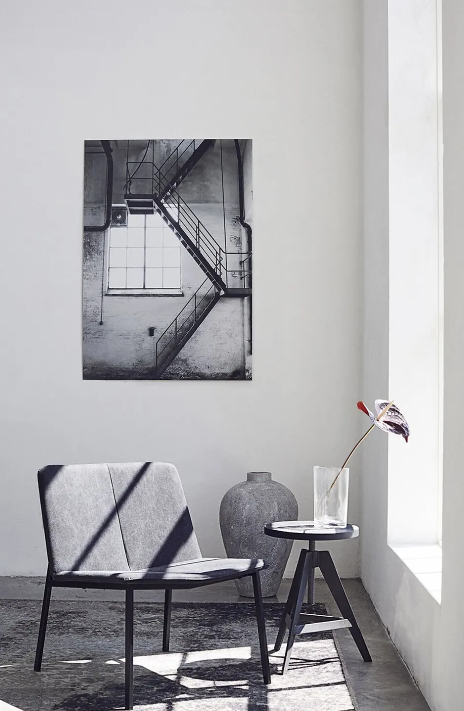 Møbler<Muubs Loungestol Chamfer Anthracite , lou
