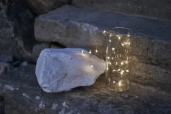 Lyskæder<Sirius Lærke hjerte 20 lys klar/sølv