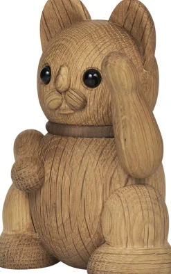 Figurer & Skulpturer<Lucie Kaas Lucky cat - oak