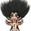 Figurer & Skulpturer<LYKKETROLD bronze/sort hår 9 cm