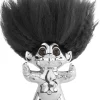 Figurer & Skulpturer<LYKKETROLD krom/sort hår 9 cm