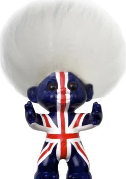 Figurer & Skulpturer<Spring Copenhagen Lykketrold, Union Jack, 9 cm