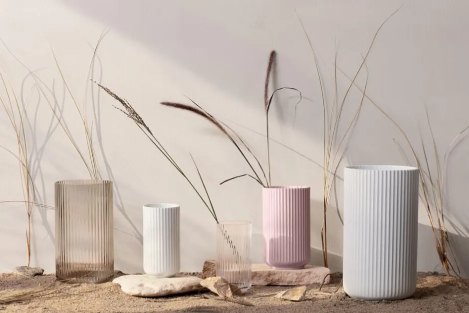 Vaser & Urtepotteskjulere<Lyngby Porcelæn Lyngby Vase H25 cm rosa porcelæn