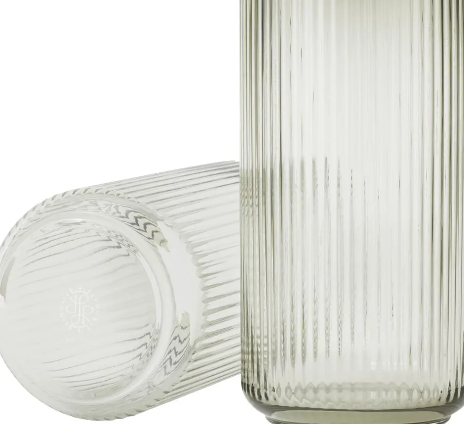 Vaser & Urtepotteskjulere<Lyngby Porcelæn Lyngbyvasen glas smoke Røg