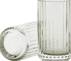 Vaser & Urtepotteskjulere<Lyngby Porcelæn Lyngbyvasen glas smoke R&oslash;g