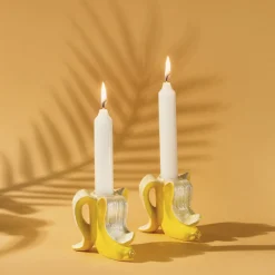 Lys & Lysestager<Donkey Lysestage - Banana Romance (2 stk. )