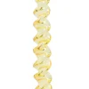 Lys & Lysestager<Villa Collection Lysestage Styles 7,4 x 20,3 cm Gul/Rød Glas