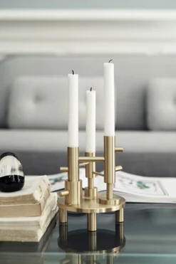 Lys & Lysestager<Fritz Hansen Lysestage Triple Large