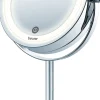 Spejle<Beurer Makeupspejl med lys BS 55