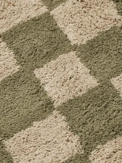 Gulvtæpper<Ferm Living Mara Washable Rug - Elm Green/Warm Sand