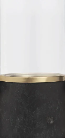 Lanterner<Uyuni Marble lantern, Galaxy black, 8x17,1 cm