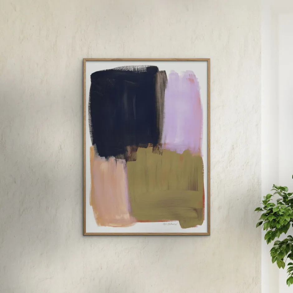 Plakater & Rammer<Poster & Frame Mareike Bohmer - Abstract Brush Strokes 134 Flerfarvet