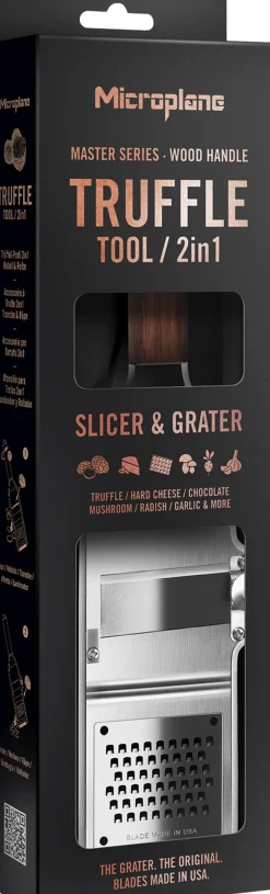 Køkkenartikler<Microplane Master trøffeljern 2-i-1