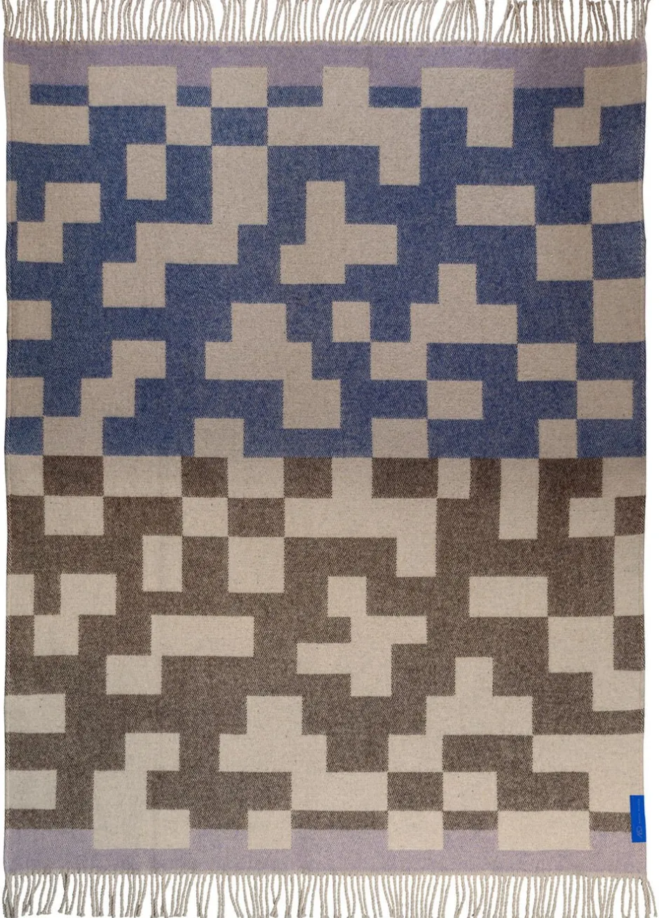 Plaider<Mette Ditmer Maze Throw Brown