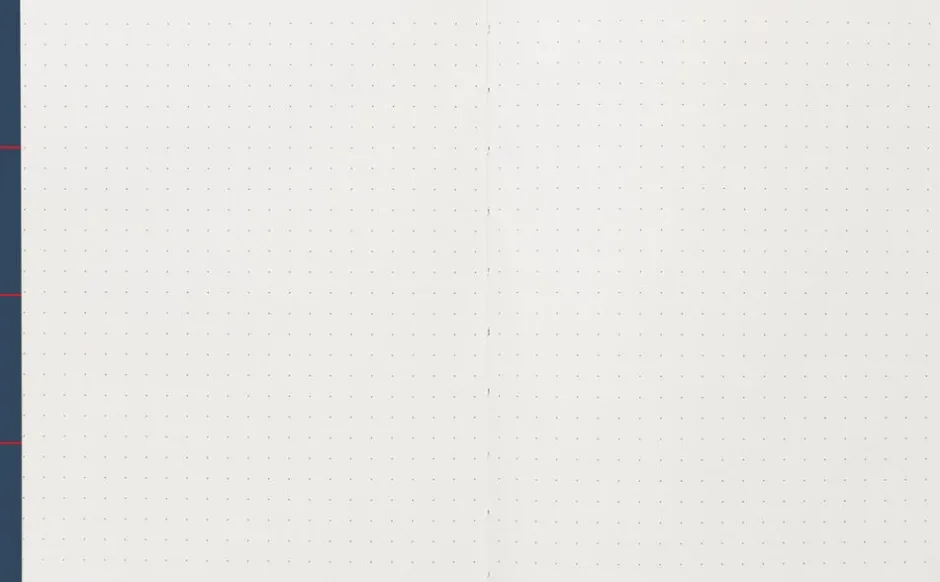 Kontorartikler<Notem Medium notesbog med syet ryg, Mørk blå