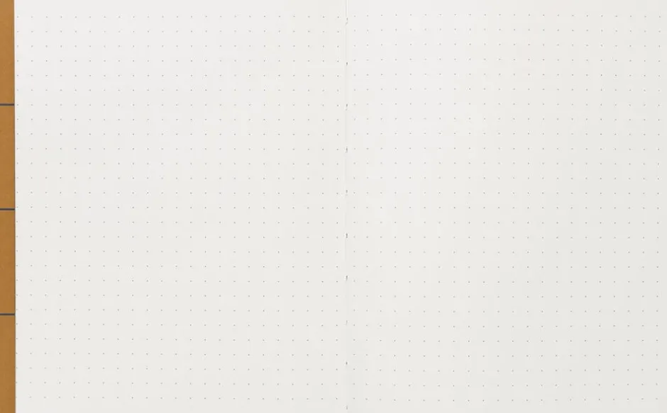 Kontorartikler<Notem Medium notesbog med syet ryg, Okker
