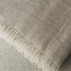 Plaider<Blomus Merino plaid Moonbeam