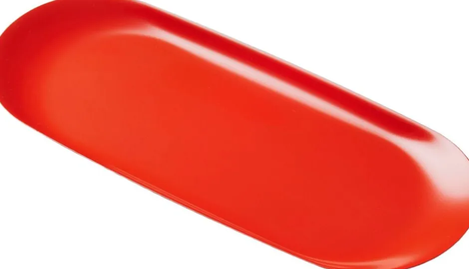 Kontorartikler<Notem Metal bakke, rød, 23,0 cm x 9,5 cm x 1,0 cm