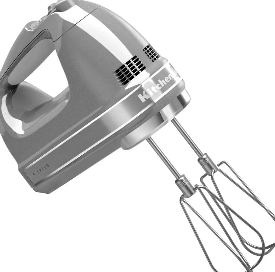 Køkkenmaskiner<KitchenAid Midline Håndmixer, 9 hastigheter Countour silver