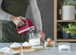 Køkkenmaskiner<KitchenAid Midline Håndmixer, 9 hastigheter Red