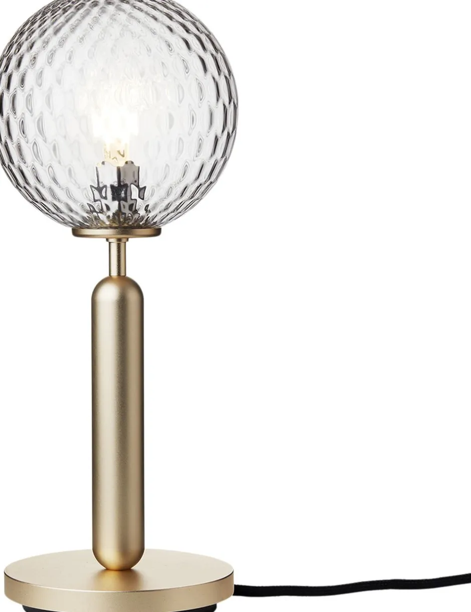 Bordlamper<Nuura Miira Table, brass / optic clear