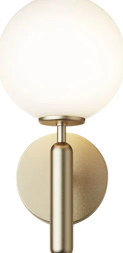 Væglamper<Nuura Miira Wall, brass / opal