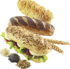 Bageartikler<Silikomart MINI BAGUETTE FORM 170X55