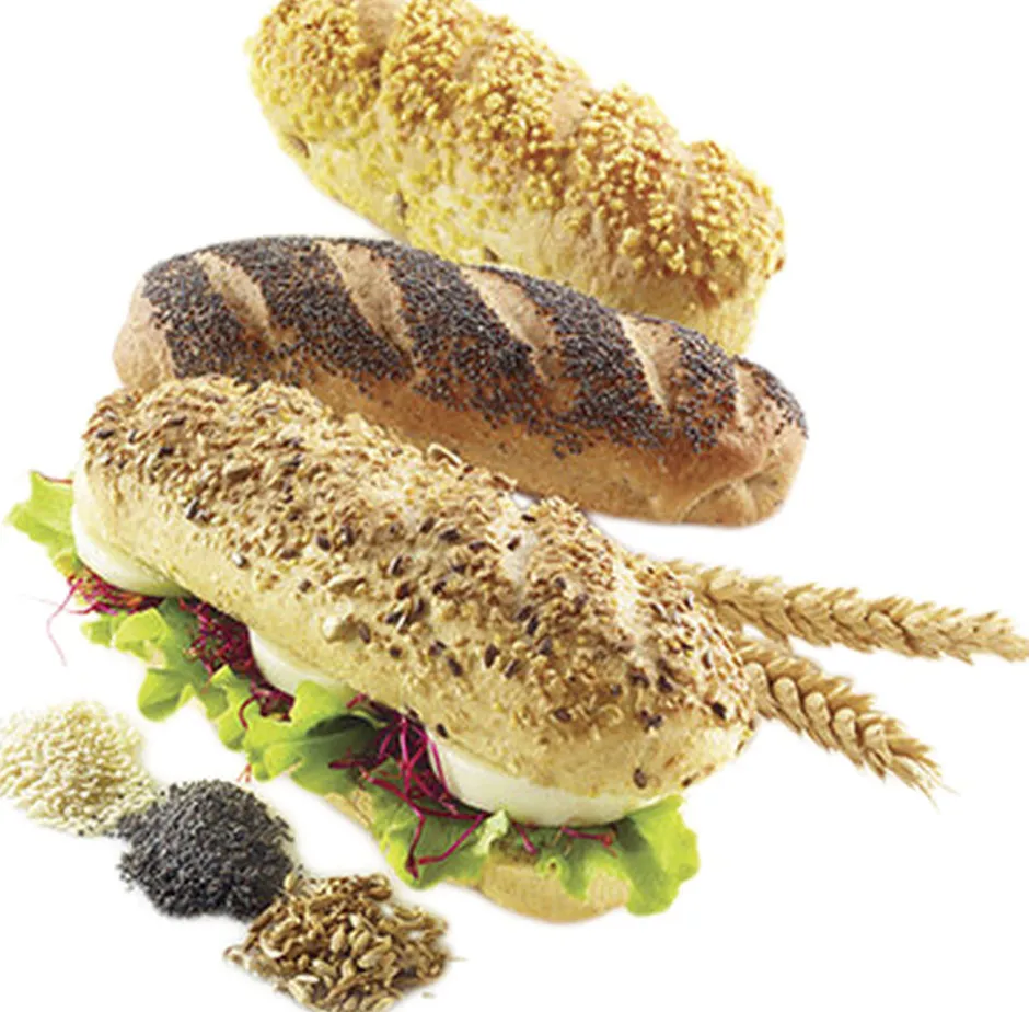 Bageartikler<Silikomart MINI BAGUETTE FORM 170X55