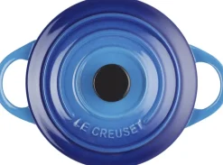 Gryder & Pander<Le Creuset Mini gryde 10 cm Azure Blue