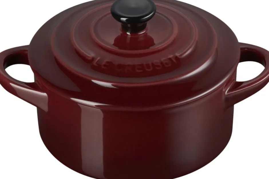 Gryder & Pander<Le Creuset Mini gryde 10cm Garnet