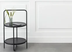 Møbler<Andersen - Furniture Mini tray table Ø36 cm - Black frame