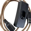 Lampetilbehør<Mr. Wattson Mini Wattson, USB ext. cord, w. on/off switch, 1,5 m