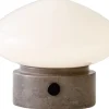 Trådløse Lamper<&Tradition Mist Portable Lamp AP21 Grigio Caldo base