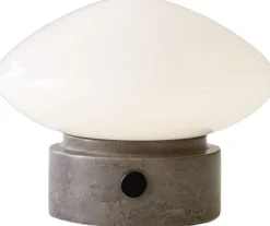 Trådløse Lamper<&Tradition Mist Portable Lamp AP21 Grigio Caldo base