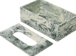 Opbevaring<Ferm Living Mist Tissue Box - Emerald Off-white
