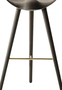 Møbler<Audo Copenhagen ML 42 - Barstol / Brunolieret Eg / Messing