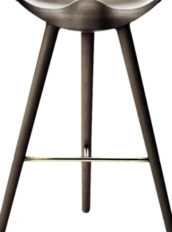Møbler<Audo Copenhagen ML 42 - Bord Skammel / Brunolieret Eg / Messing